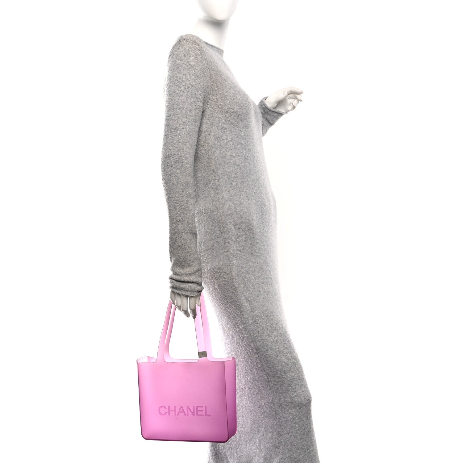 Chanel Jelly Rubber Tote Purple 2 of 10
