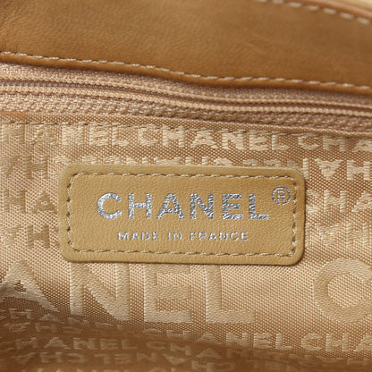 Chanel Suede Square Stitched Mademoiselle Shoulder Bag Beige 6 of 17