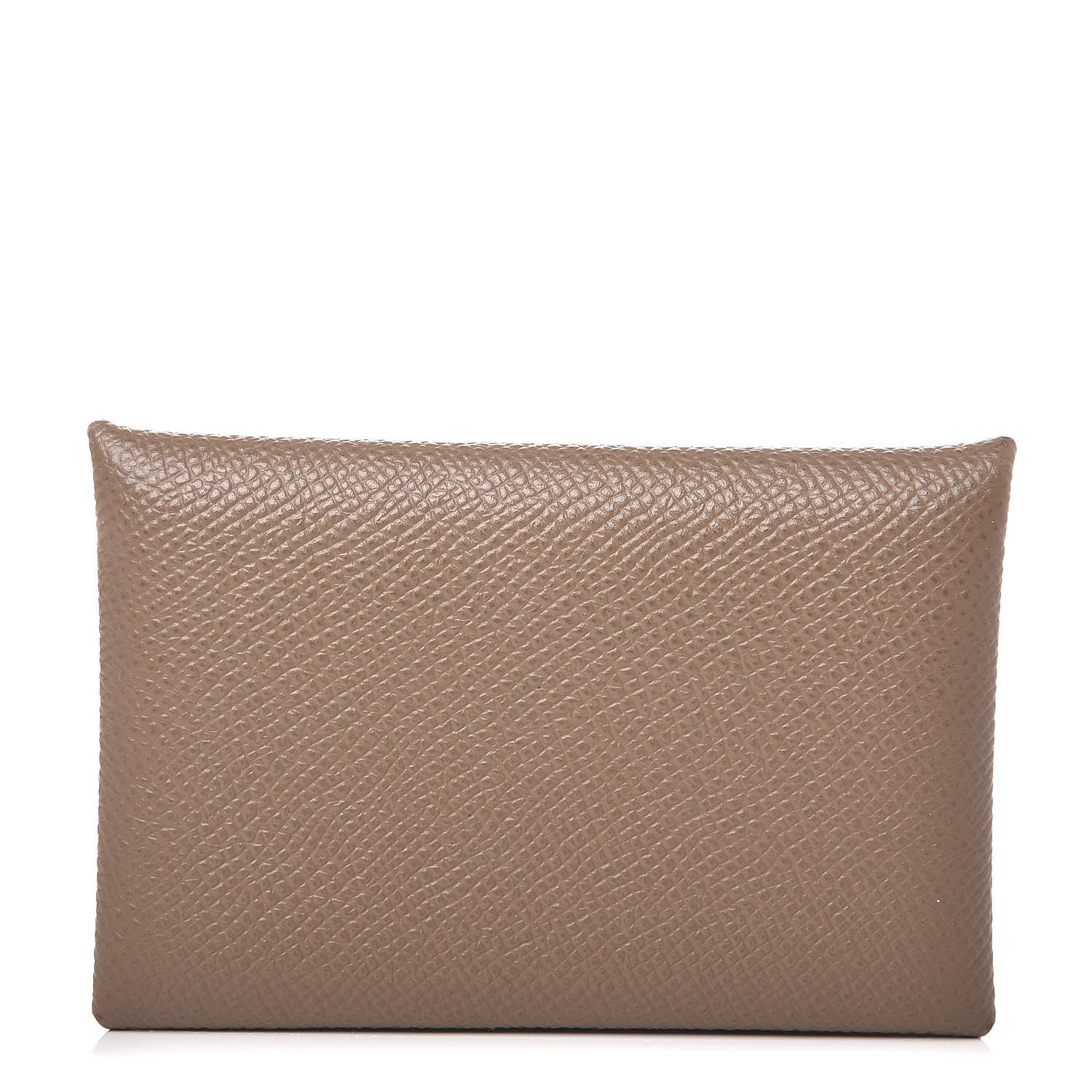 Hermes Epsom Calvi Card Case Etoupe 1 of 8