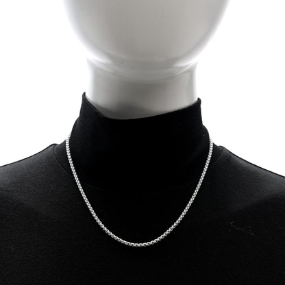 David Yurman Stainless Steel 14K Yellow Gold Acrylic Bel Aire Chain Necklace 18"  White 2 of 4