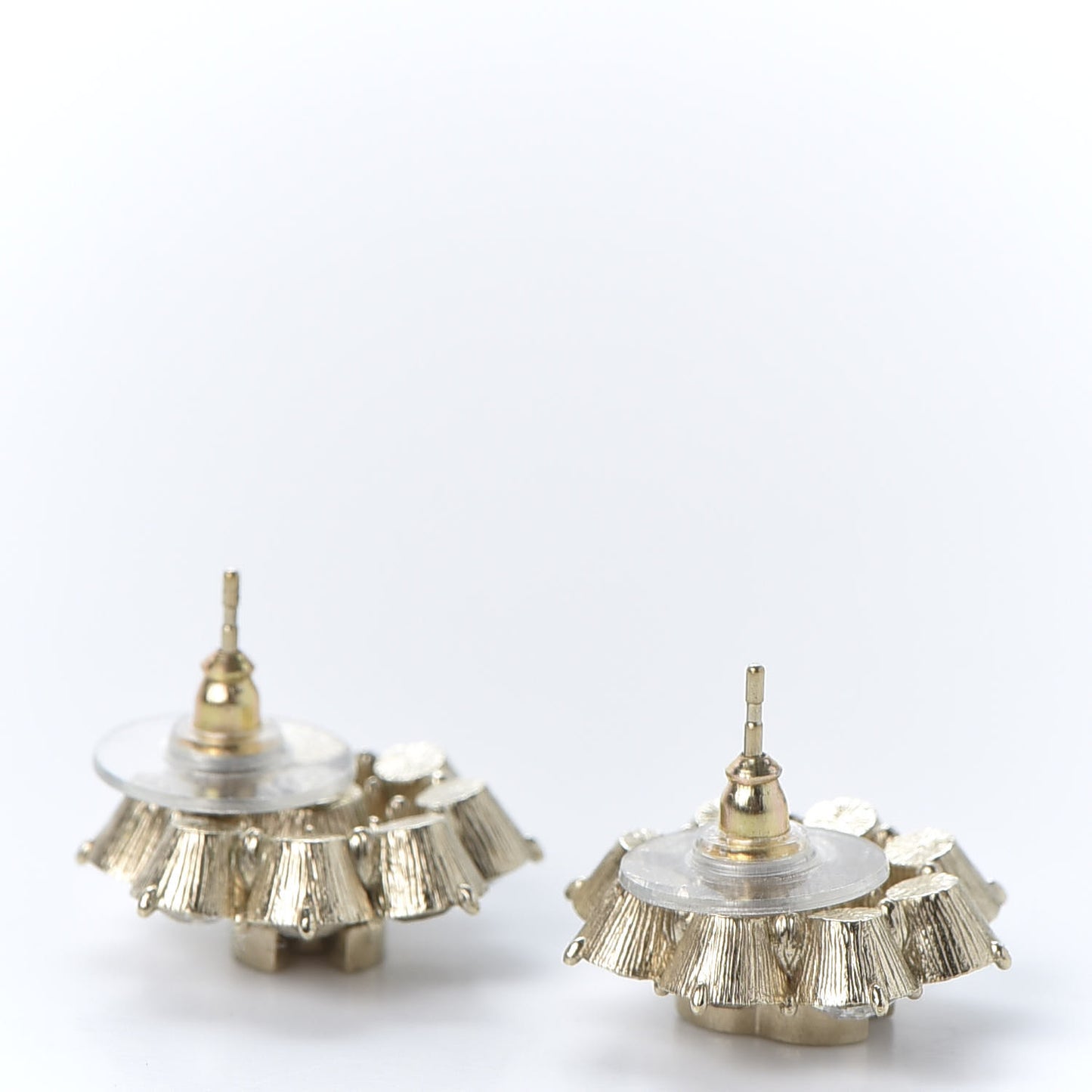 Crystal CC Earrings Gold