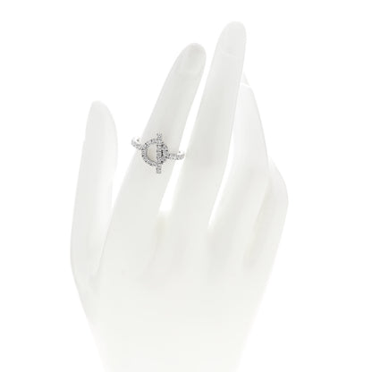 Hermes 18K White Gold Diamond Finesse Ring 51 5.75 2 of 9
