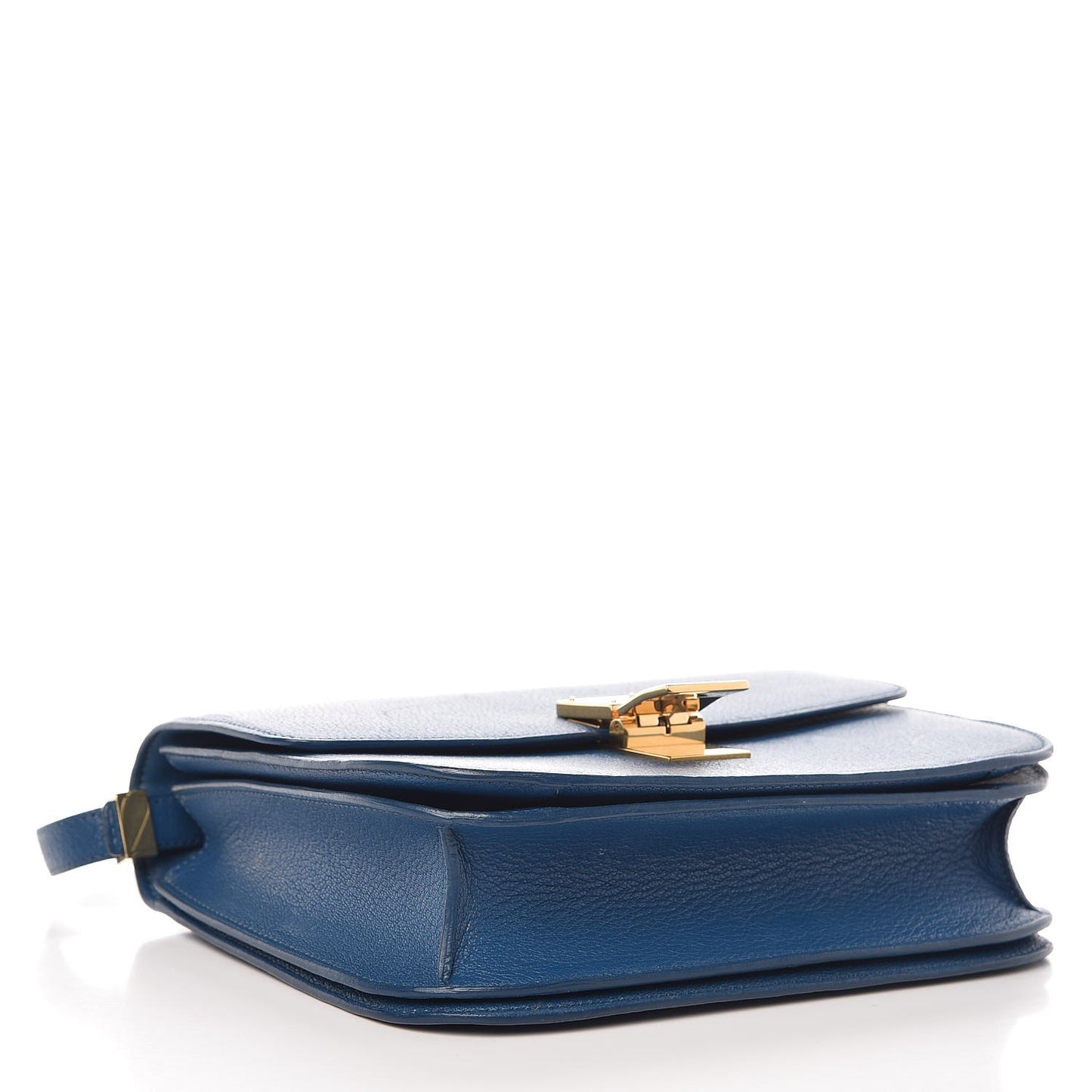 Goatskin Medium Classic Box Flap Bag Deepsea