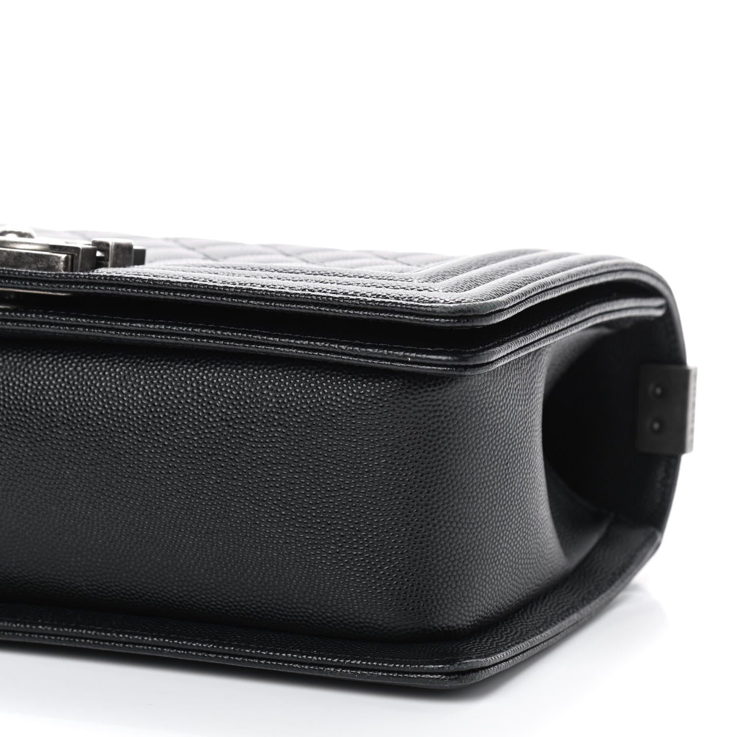 Chanel Caviar Quilted Medium Boy Flap Black 7 of 9