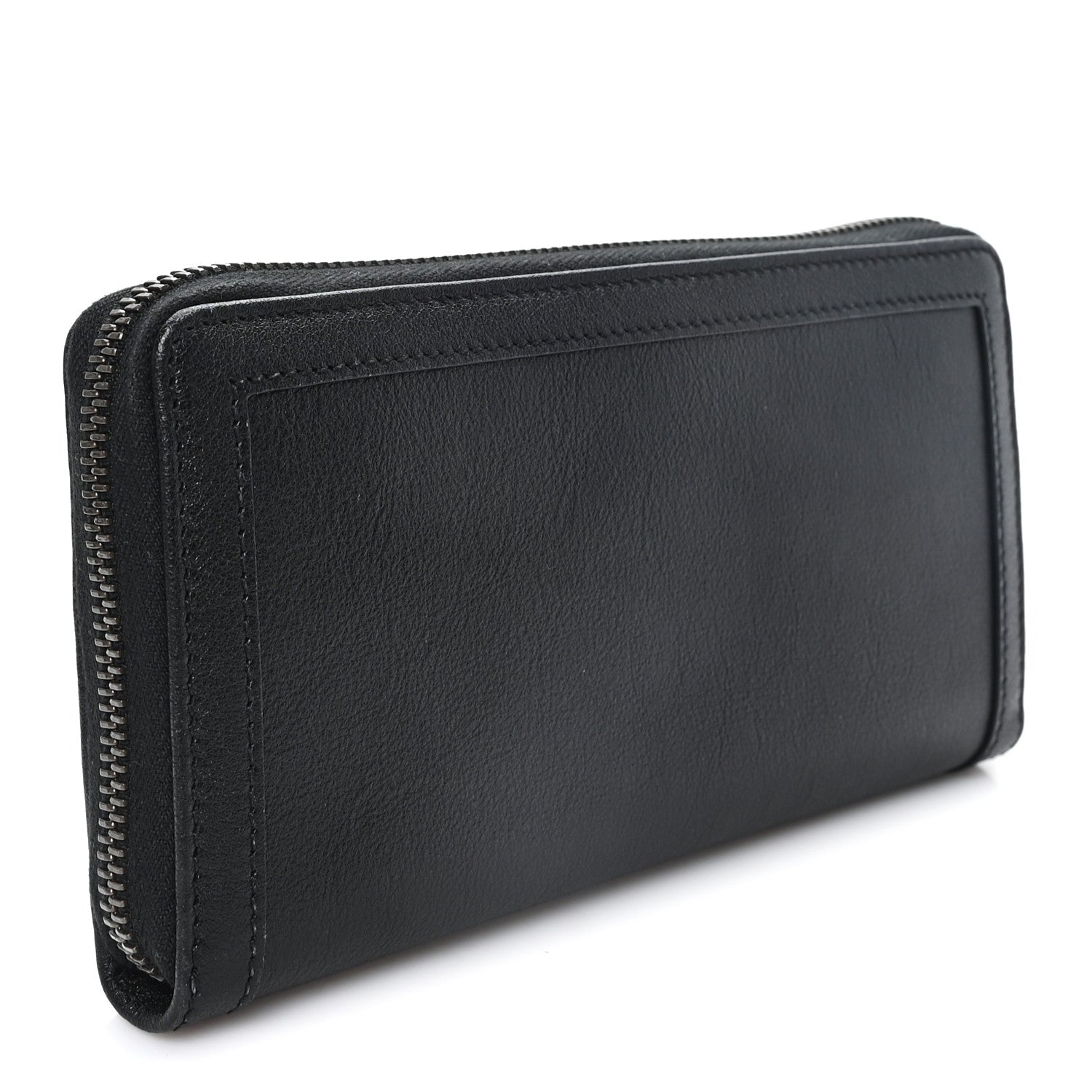 Gucci Wonka Grain Calfskin Diana Continental Wallet Black Black 3 of 7