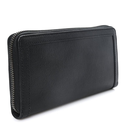 Gucci Wonka Grain Calfskin Diana Continental Wallet Black Black 3 of 7