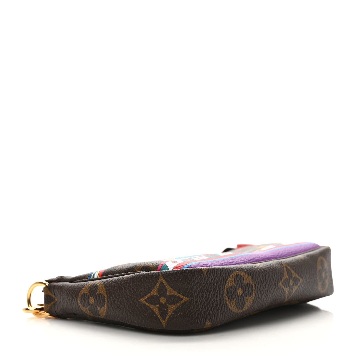 Louis Vuitton Monogram 2020 Christmas Animation Bumper Cars Mini Pochette Accessories Coquelicot 4 of 7