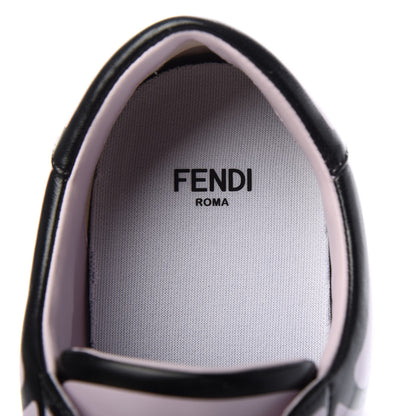 Fendi X JOSHUA VIDES Nappa Rockoclick Slip On Sneakers 38 Pink Xiloph White Black 8 of 11
