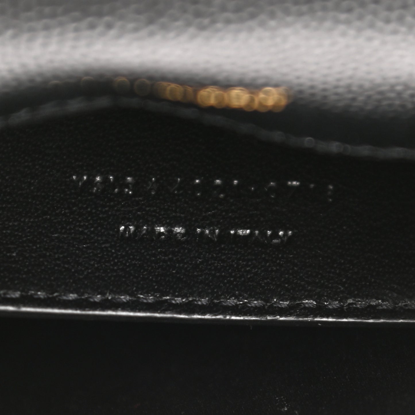 Grain De Poudre Medium Classic Monogram Kate Satchel Black