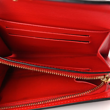 Louis Vuitton Monogram Flore Compact Wallet Coquelicot 6 of 7