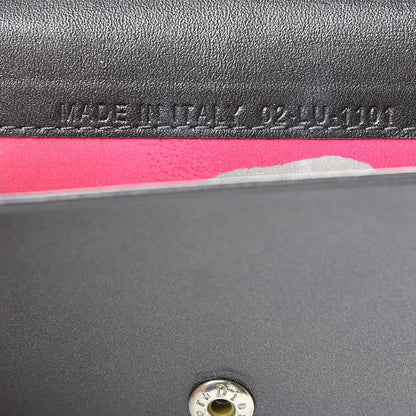 Christian Dior Metallic Lambskin Cannage Anselm Reyle Lady Dior Card Holder Gunmetal 7 of 13