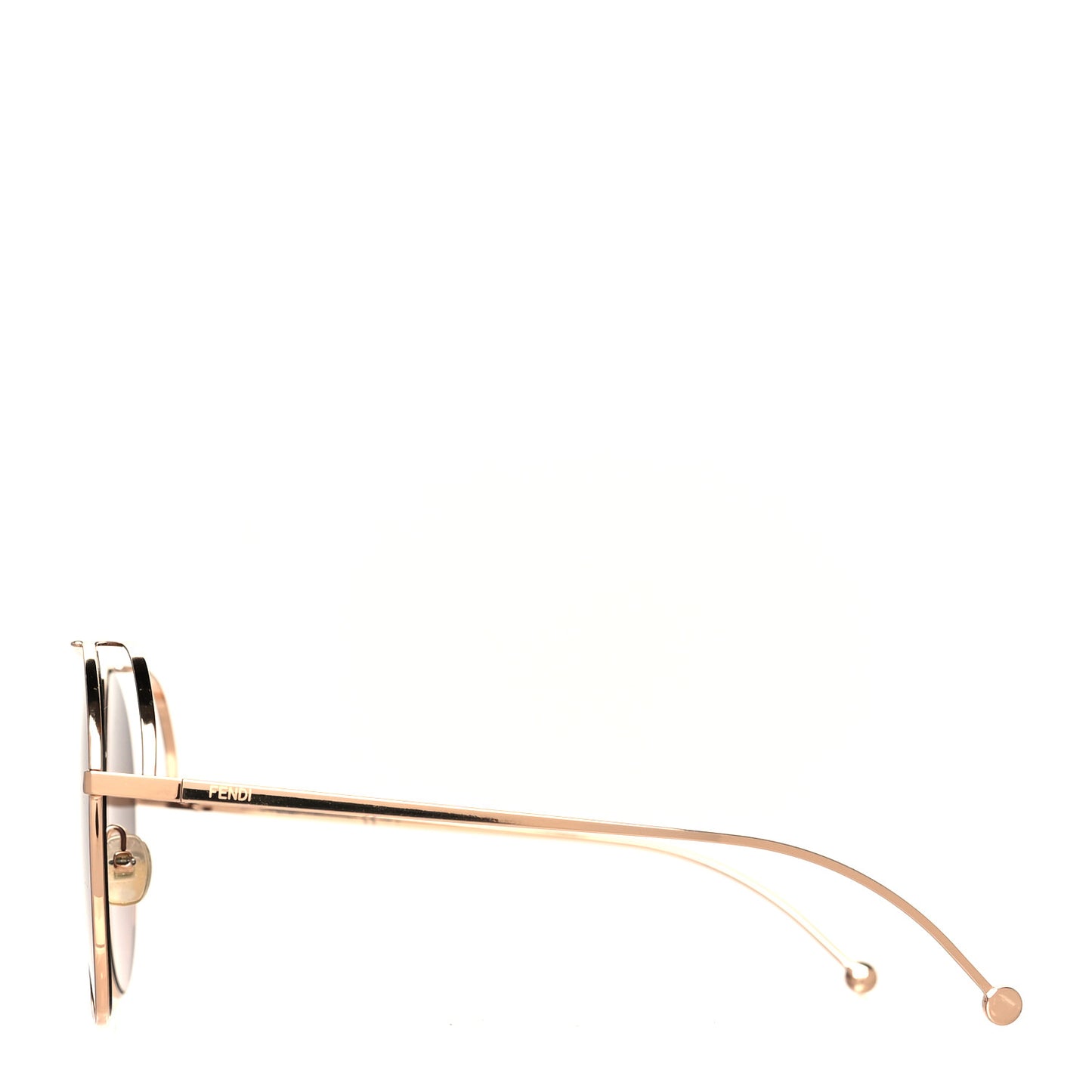 Metal Aviator Sunglasses FF0286/S Gold
