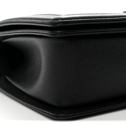 Chanel Caviar Quilted Medium Boy Flap Black 9 of 12
