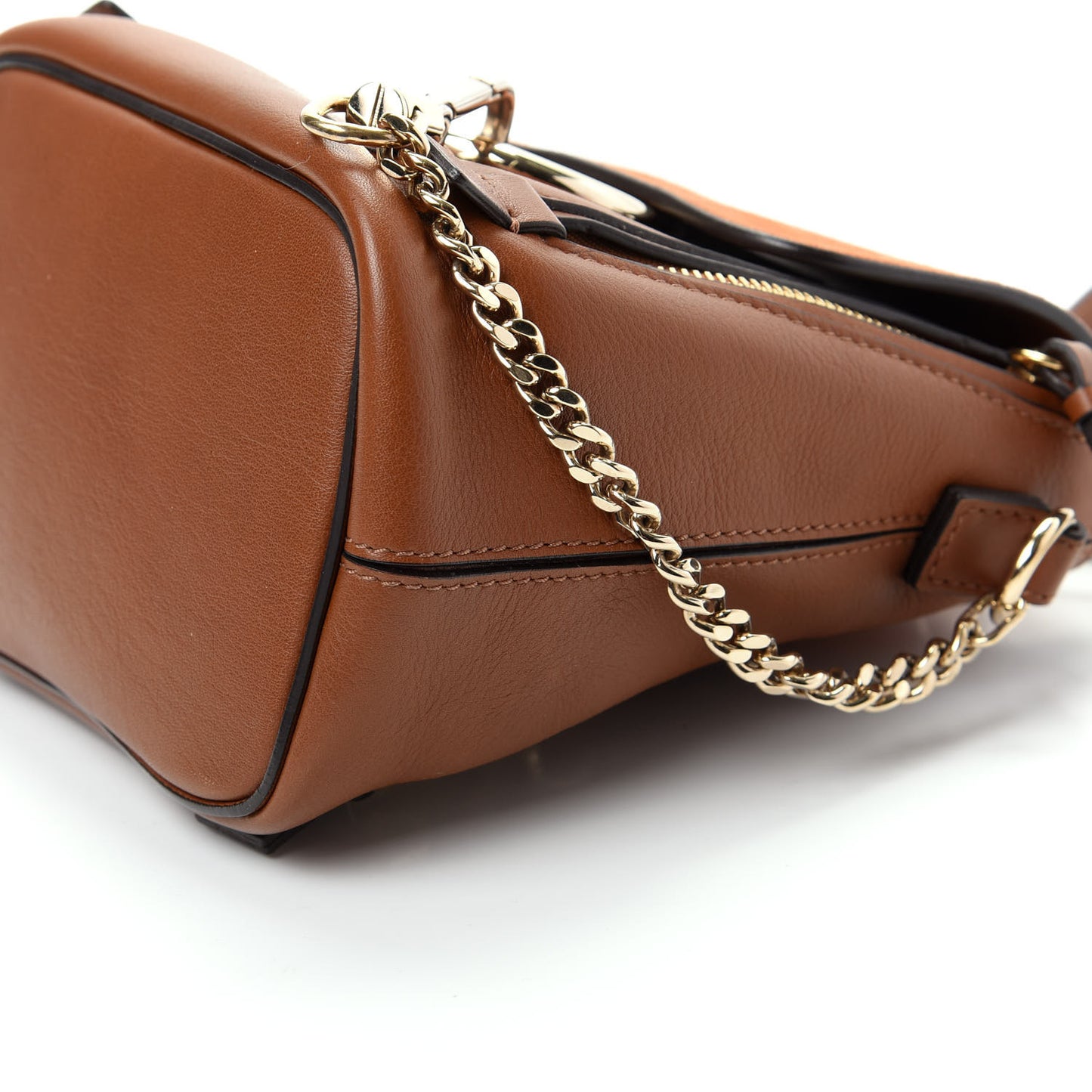Suede Calfskin Small Faye Backpack Tan