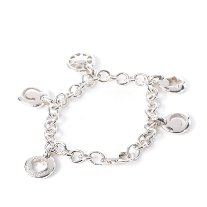 Tiffany Sterling Silver Stencil Charm Bracelet 3 of 5