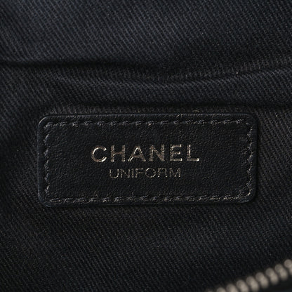 Chanel Calfskin Quilted Waist Belt Bag Black 6 of 10