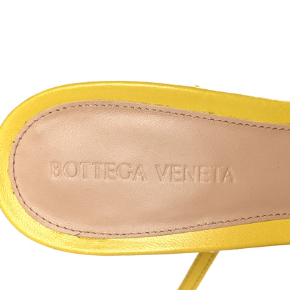 Bottega Veneta Lambskin Stretch Chain Strap 90mm Sandals 39 Buttercup 6 of 7
