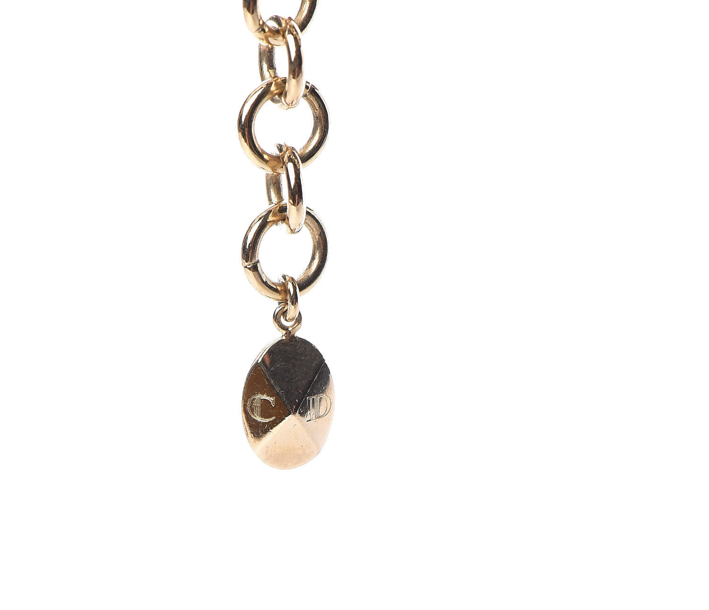 Pearl Mise en Dior Multi Strand Necklace Gold