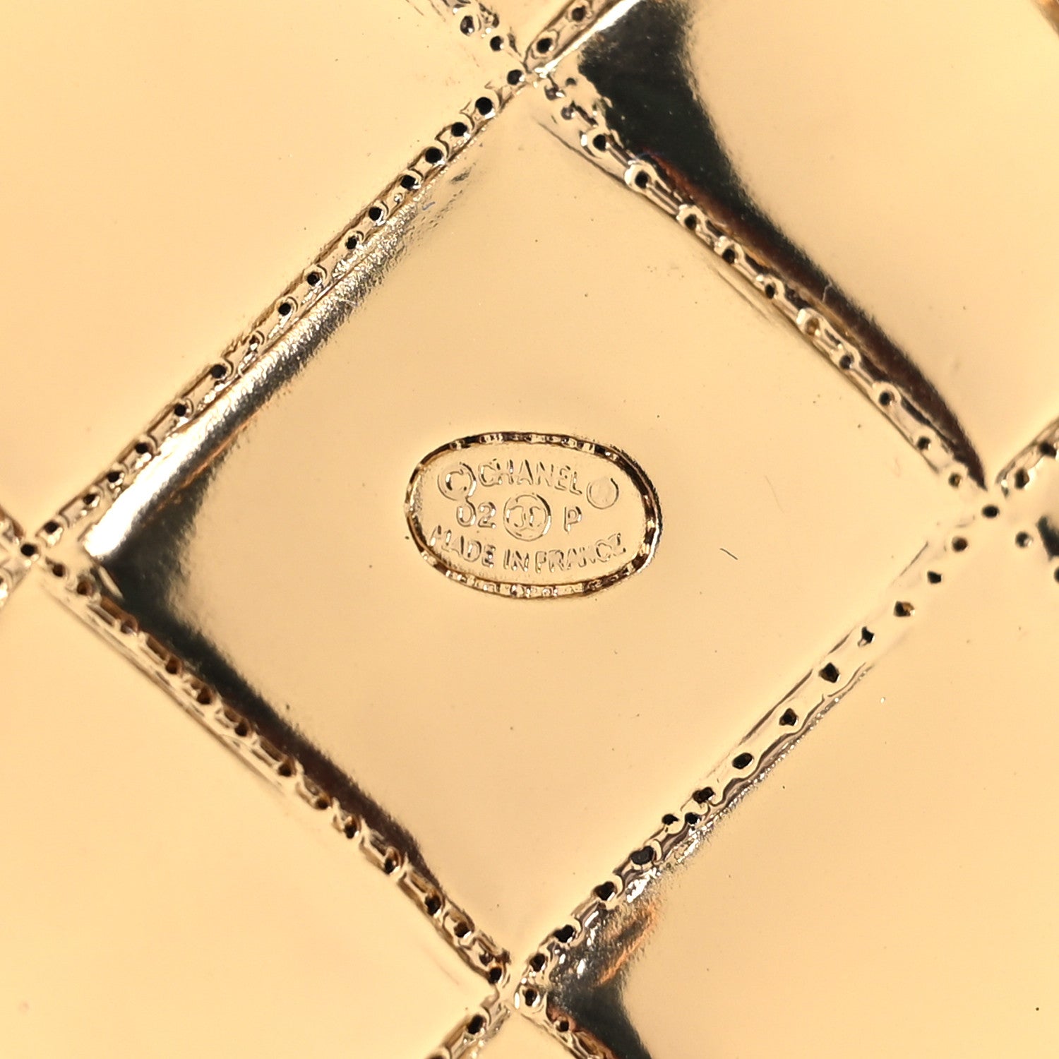 Chanel Quilted Flap Bag Brooch Gold 4 of 6