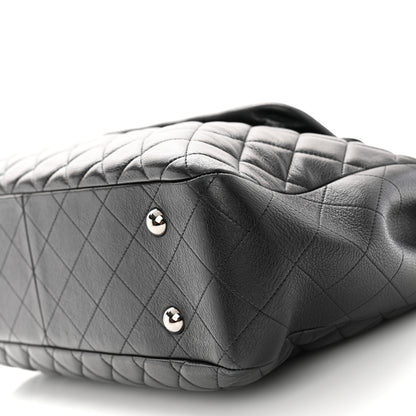 Chanel Calfskin Quilted Flap Tote Black 10 of 10