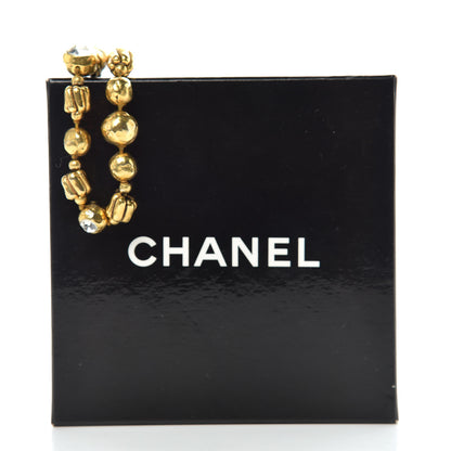 Chanel Crystal Necklace Gold 6 of 6