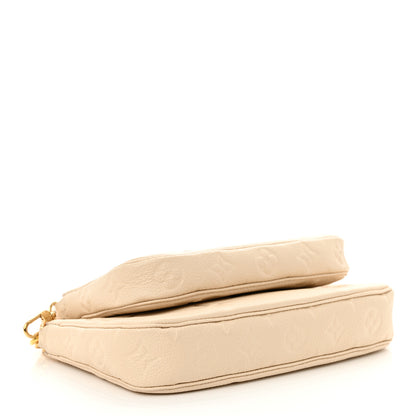 Louis Vuitton Empreinte Monogram Giant Multi Pochette Accessories Cream 4 of 11