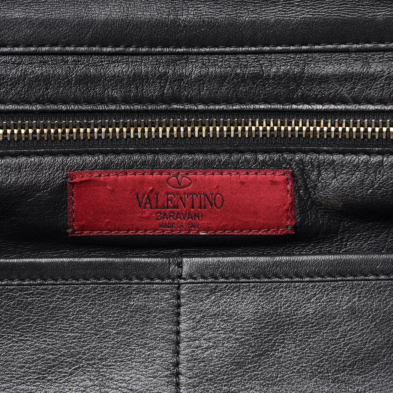 Valentino Garavani Vitello Medium Rockstud Tote Black 5 of 11