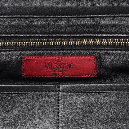 Valentino Garavani Vitello Medium Rockstud Tote Black 5 of 11