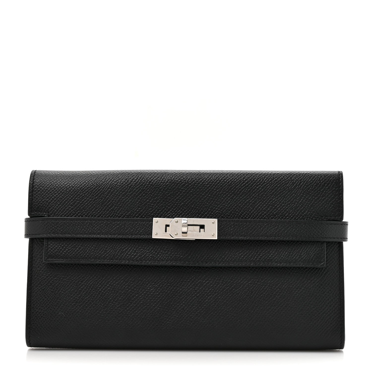 Hermes Epsom Kelly Longue Wallet Black 1 of 10