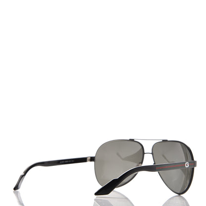 Gucci GG Web Aviator GG1951S Sunglasses Black 4 of 8