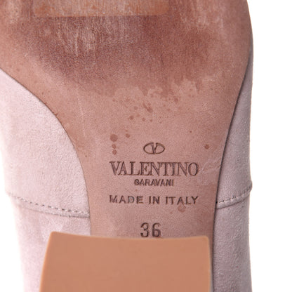 Valentino Garavani Suede Stretch 100mm Ankle Boots 36 Cipria 8 of 10