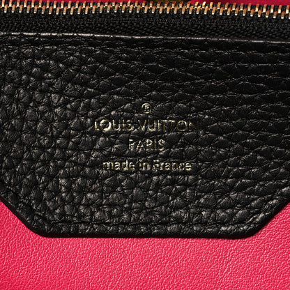 Louis Vuitton Taurillon Capucines GM  Black Fuchsia 7 of 11
