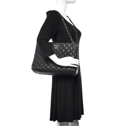Chanel Caviar Quilted CC Shopping Tote Black 2 of 11