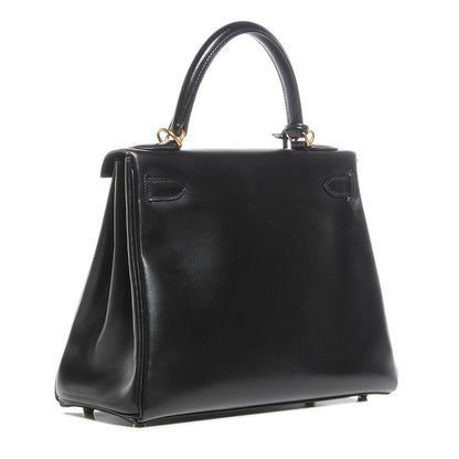 Hermes Box Kelly Retourne 28 Black 4 of 24