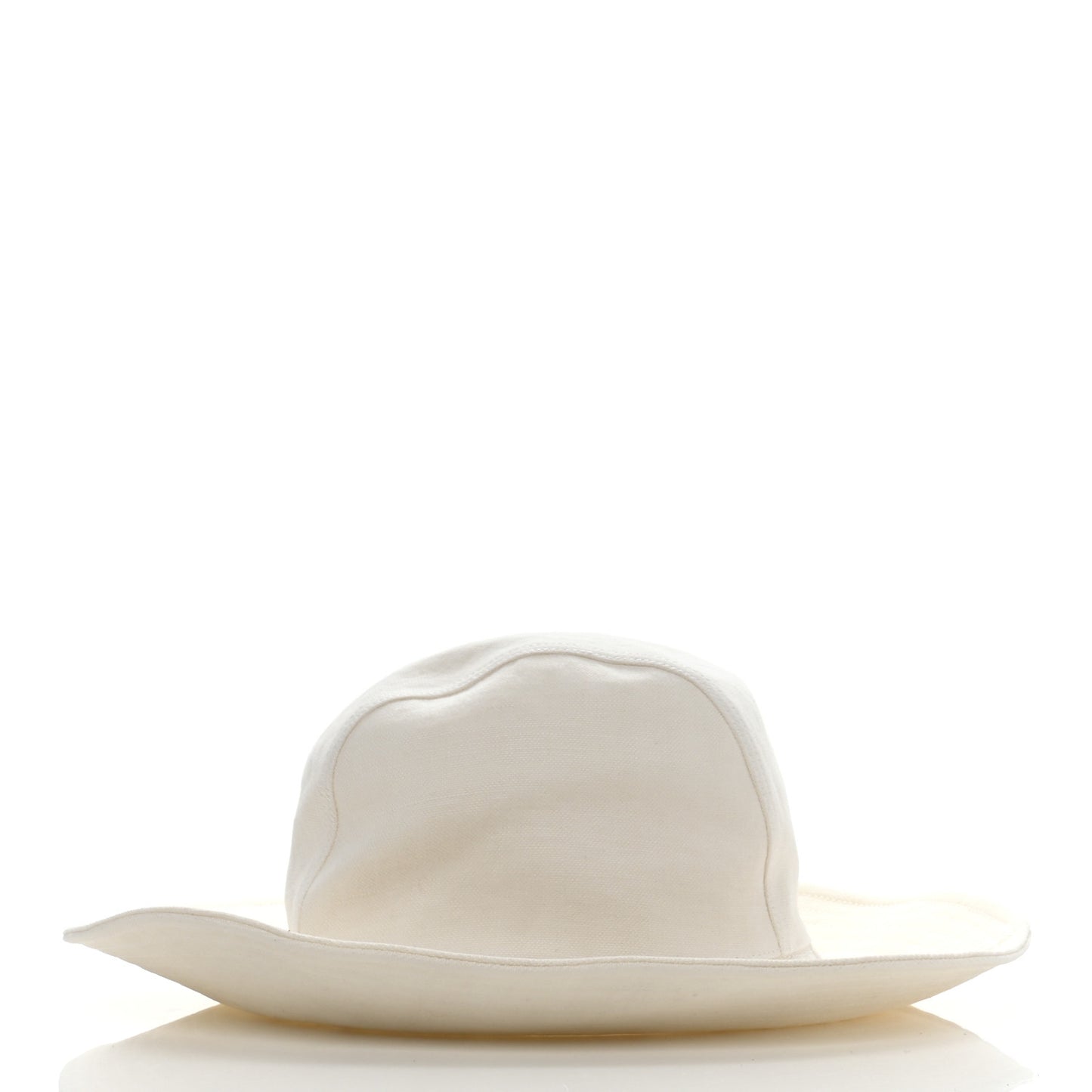 Linen Colette Hat 57 Warm White