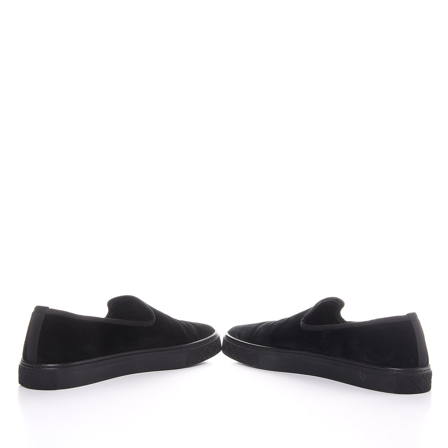 Velvet Mens Slip On Sneakers 9.5 Black