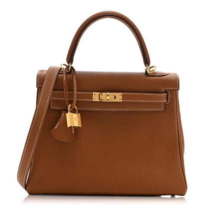 Hermes Togo Kelly Retourne 25 Gold 2 of 20