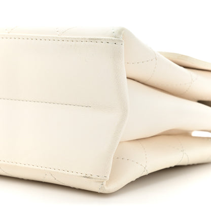 Chanel Lambskin Stitched Coco Luxe Small Flap Beige 9 of 17