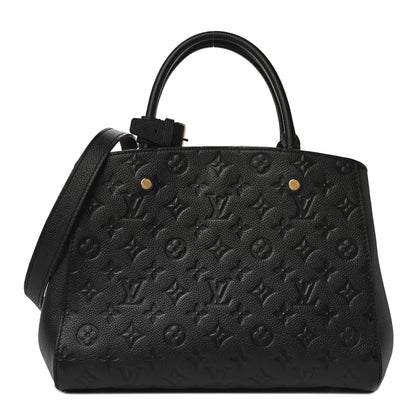 Louis Vuitton Empreinte Montaigne MM Black 1 of 10