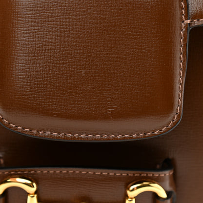 Gucci Azalea Calfskin Horsebit 1955 Shoulder Bag Brown Sugar 12 of 12