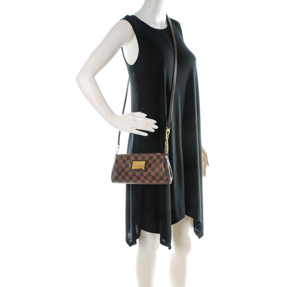 Louis Vuitton Damier Ebene Eva Clutch 2 of 7