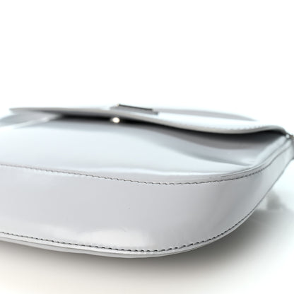 Prada Spazzolato Cleo Flap Shoulder Bag Fiordaliso 10 of 10