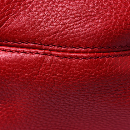 Gucci Pebbled Calfskin Large Soho Hobo Red 15 of 17