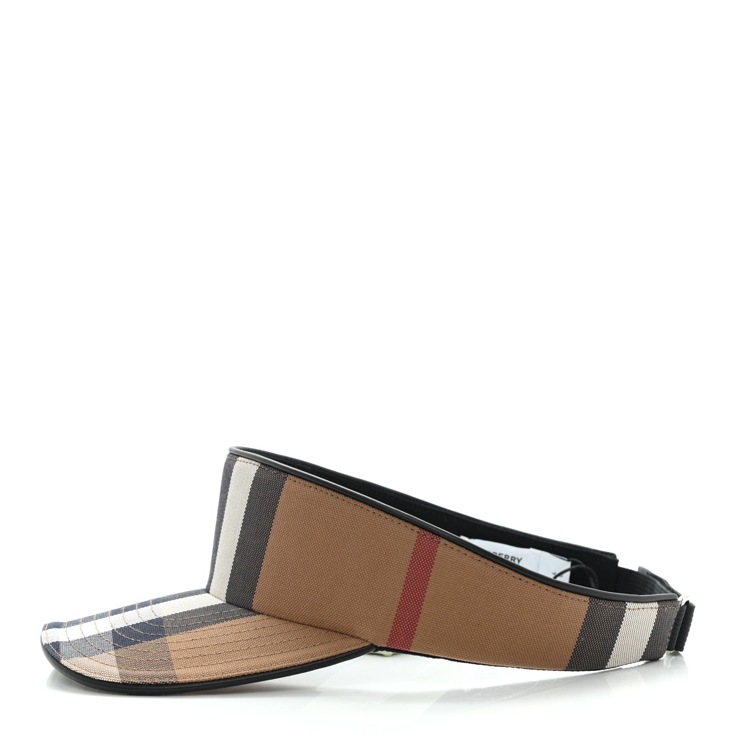 Canvas Giant Check Visor L Birch Brown
