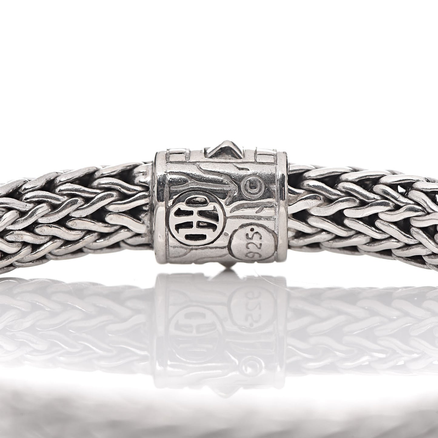 Sterling Silver Black Sapphire 6.5mm Classic Chain Bracelet