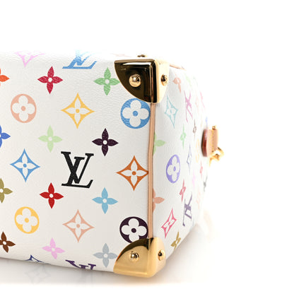Louis Vuitton LV X TM Monogram Multicolor Speedy Bandouliere 25 White 9 of 9