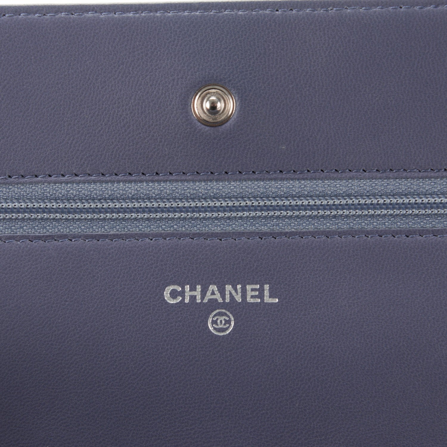 Chanel Lambskin Quilted Wallet On Chain WOC Lavender 5 of 8