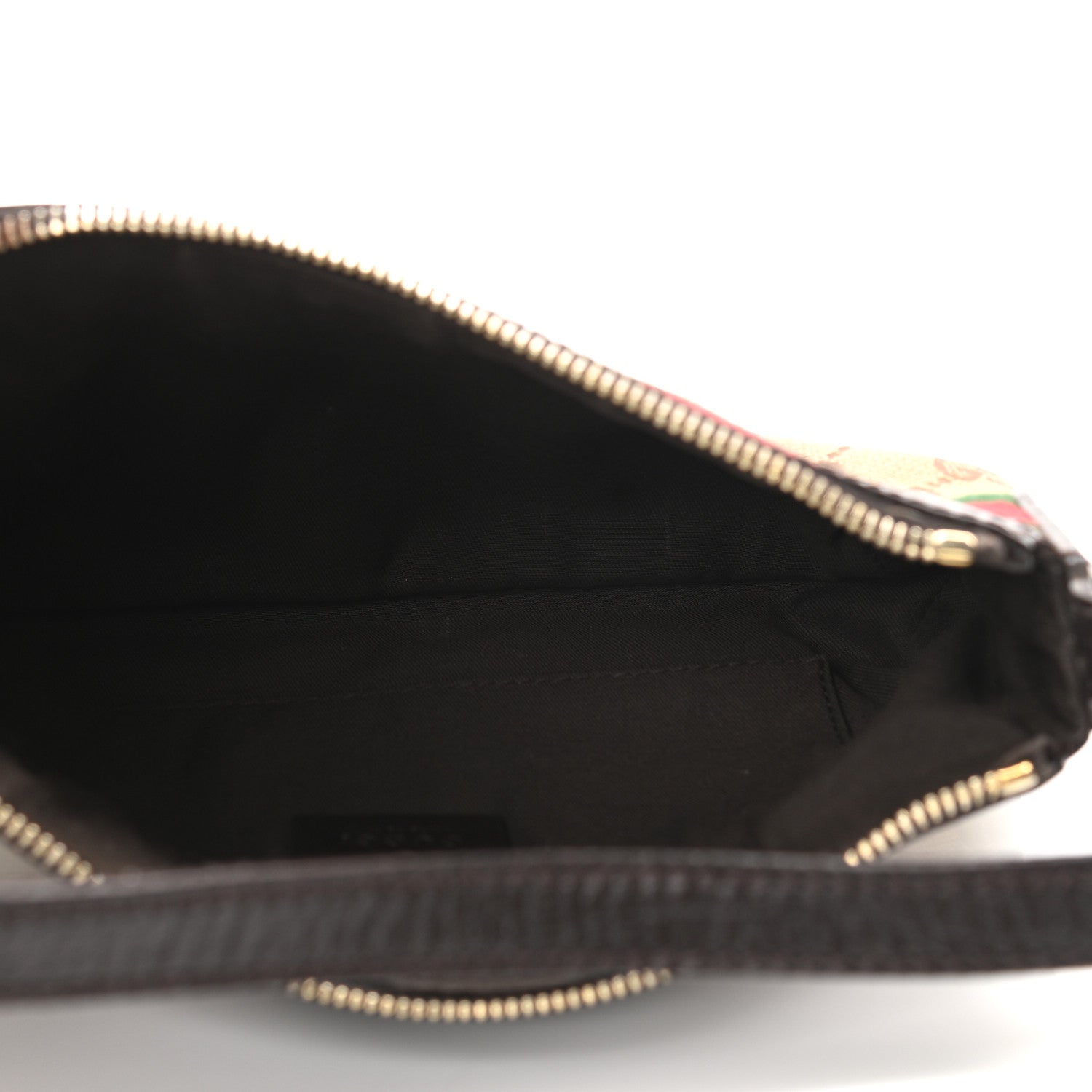 Gucci Monogram Web Pochette Dark Brown 5 of 10
