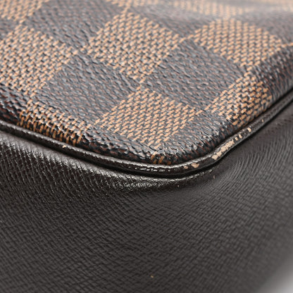 Louis Vuitton Damier Ebene Trousse Make Up Bag Pochette 9 of 9