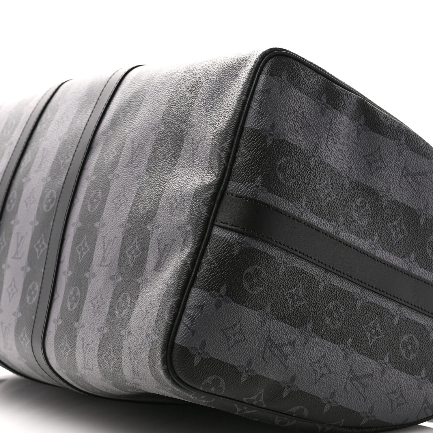 Louis Vuitton X NIGO Monogram Eclipse Stripes LV Keepall Bandouliere 50 8 of 8